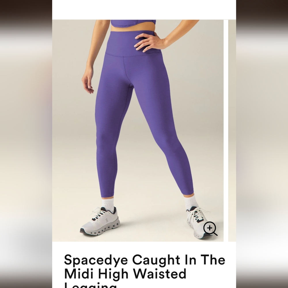 Space dye caught in the midi high waisted legging